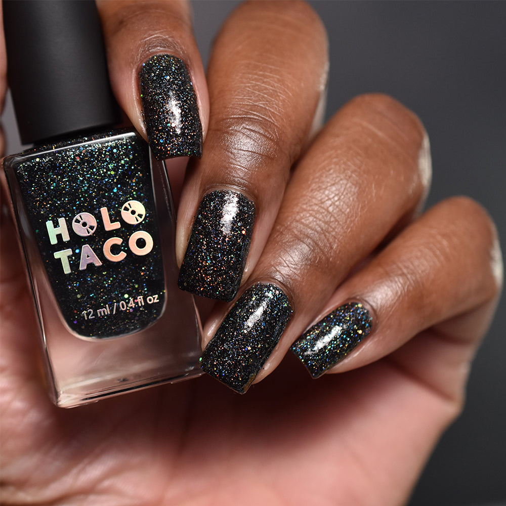 New Holo Taco Black Holo Wish Nail Polish outlet